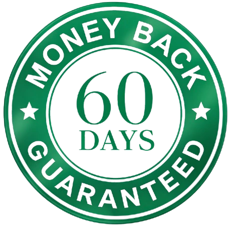 60 day money back guarantee